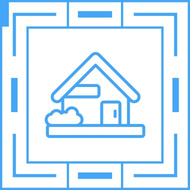 ev ikonu vektör illüstrasyonu. bina işareti sembolü 