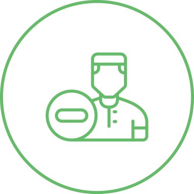 user icon, vector illustration simple design