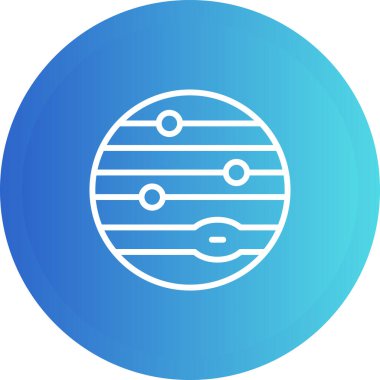 Jüpiter ikonunun vektör çizimi