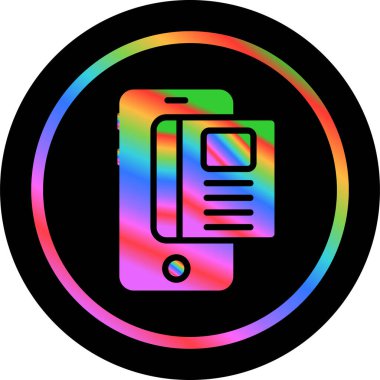 cep telefonu simgesi web illüstrasyonu