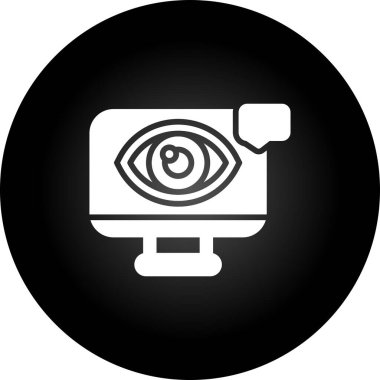 Görsel Tasarım Web simgesi vektör illüstrasyonu