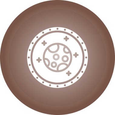 Lomboz. Web basit simgesi illüstrasyonu