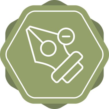 Kalem aracı imleci. Vektör bilgisayar grafikleri. Tasarımcı veya çizer için yol simgesi