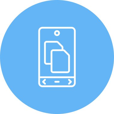 Simge vektör illüstrasyonunu kopyala 