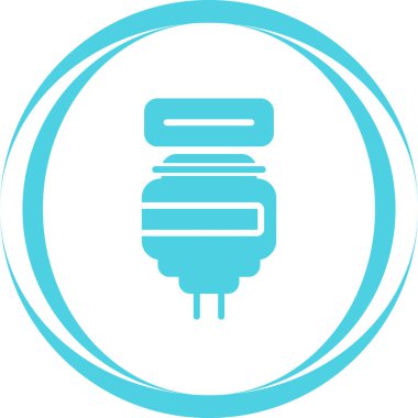 elektrik prizi simgesi. Web illüstrasyonu