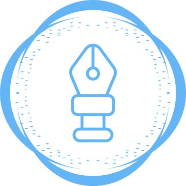 kalem simgesinin vektör illüstrasyonu 