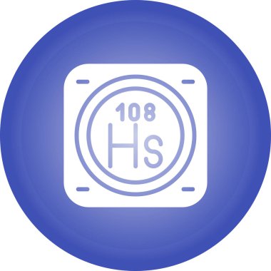 Metal kimyasal elementin web illüstrasyonu