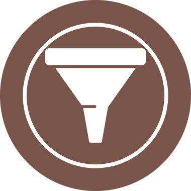 Çöp Posta Filtresi web simgesi, basit vektör illüstrasyonu