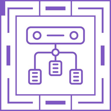 Yük dengeleyici. Web simgesi basit illüstrasyon