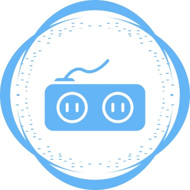 soket simgesi web basit illüstrasyon