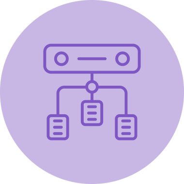 Yük dengeleyici. Web simgesi basit illüstrasyon