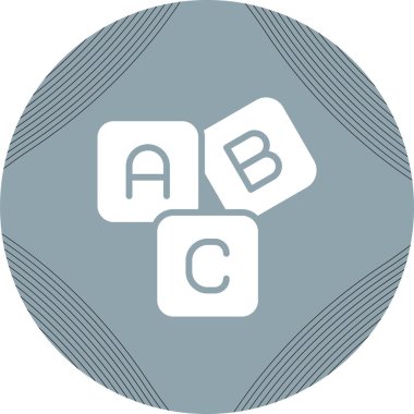 Eğitim Oyunu modern simgesinin vektör illüstrasyonu