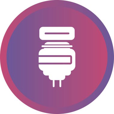 elektrik prizi simgesi. Web illüstrasyonu