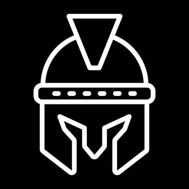  Kask simgesi vektör illüstrasyonu 