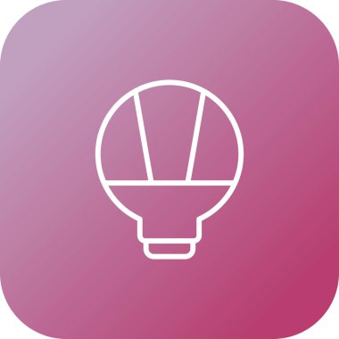 ampul simgesi modern basit illüstrasyon 