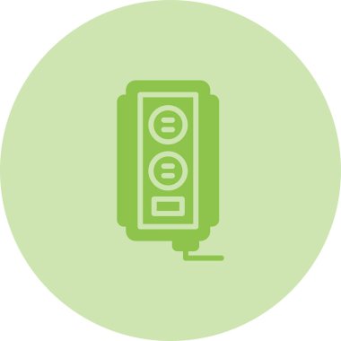 soket simgesi web basit illüstrasyon