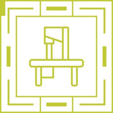 Modern Bant Testere simgesinin vektör çizimi    