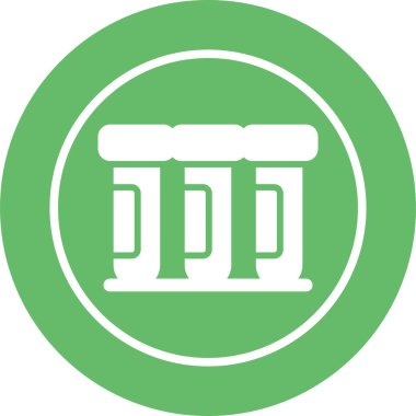 tüp simgelerinin vektör illüstrasyonu