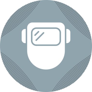 Kaynak maskesi simgesinin web illüstrasyonu