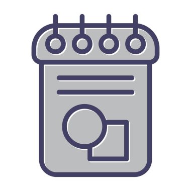 Üçgen cetvel web simgesi, basit vektör illüstrasyonu