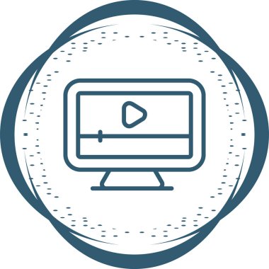 Bilgisayar web simge vektör çizim