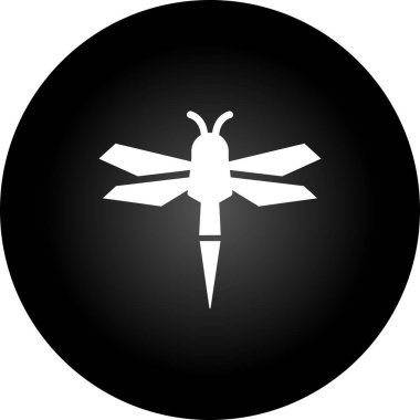 Yusufçuk web simgesi, basit vektör illüstrasyonu