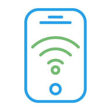 Kablosuz Bağlantı, Wi-Fi sinyal vektör simgesi