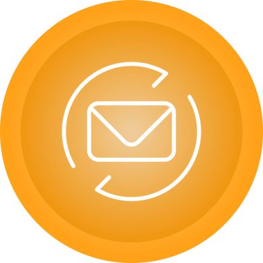 Yanıt, e- posta ileti vektör simgesi 