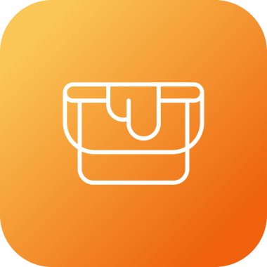  boya kovası simge vektör çizim