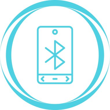 bluetooth web simge vektör çizim