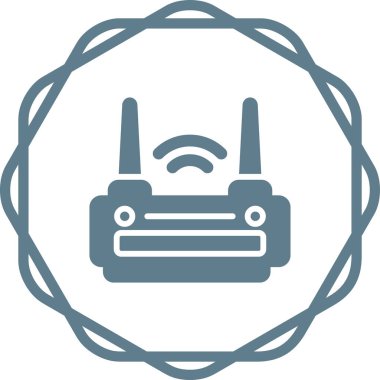 Yönlendirici. Web simgesi basit illüstrasyon 