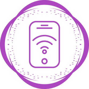 Kablosuz Bağlantı, Wi-Fi sinyal vektör simgesi