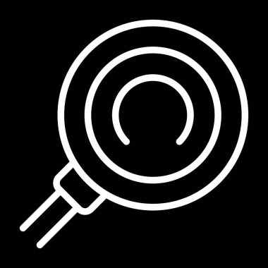  Kablosuz Şarj simgesi vektör çizimi 