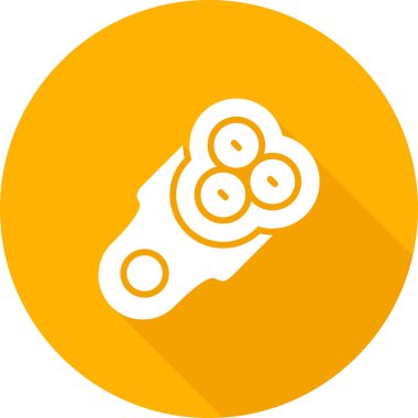 Electric Shaver modern simgesinin vektör çizimi    