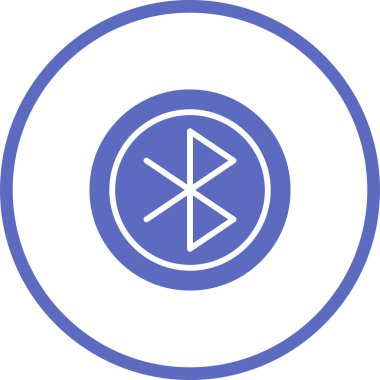 bluetooth web simge vektör çizim