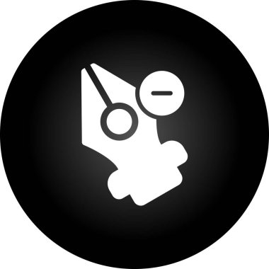 Kalem aracı imleci. Vektör bilgisayar grafikleri. Tasarımcı veya çizer için yol simgesi