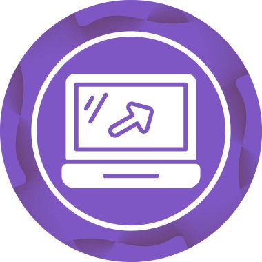 İmleç modern simgesinin vektör illüstrasyonu