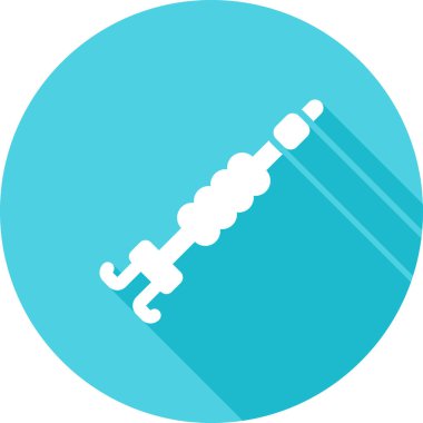 Kablo Klipsi simgesi, vektör illüstrasyonu