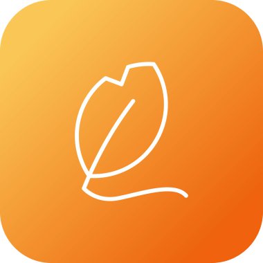 Tüy kalem. Web simgesi basit illüstrasyon