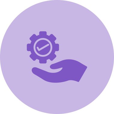  Proje Yönetimi simgesi. Vektör çizim