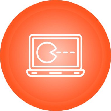 Video Oyun simgesinin vektör illüstrasyonu