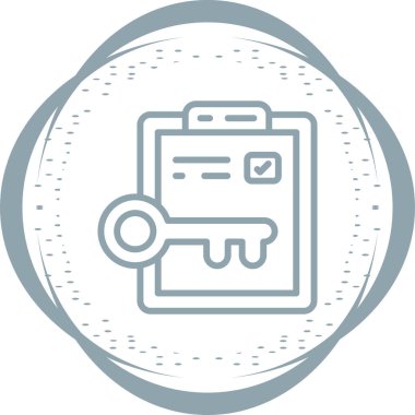 Kontrol listesi simgesi vektör illüstrasyonu