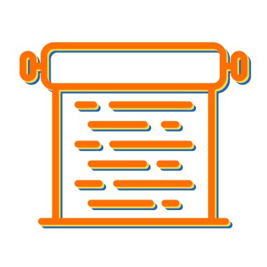 Web simgesini basit illüstrasyonla kaydır