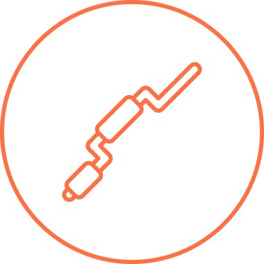 Matkap logosu. Vektör illüstrasyonu