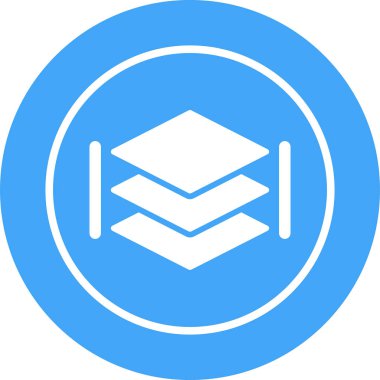 Katman simgesinin web illüstrasyonu