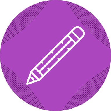 Kalem. Web simgesi basit illüstrasyon 