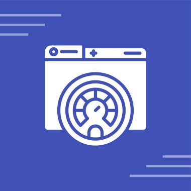 performans web simgesi, vektör illüstrasyonu
