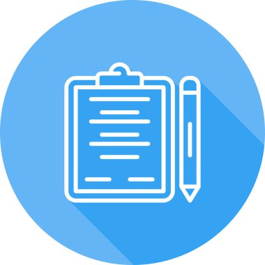 Kalem simgesi vektör logosuyla sözleşme