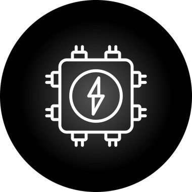 Bağlantı Kutusu simgesi, vektör illüstrasyonu basit tasarım