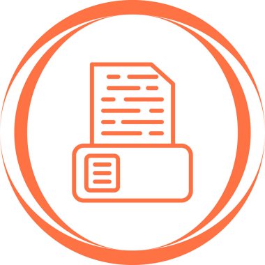 Depolama web simgesi, basit vektör illüstrasyonuName 